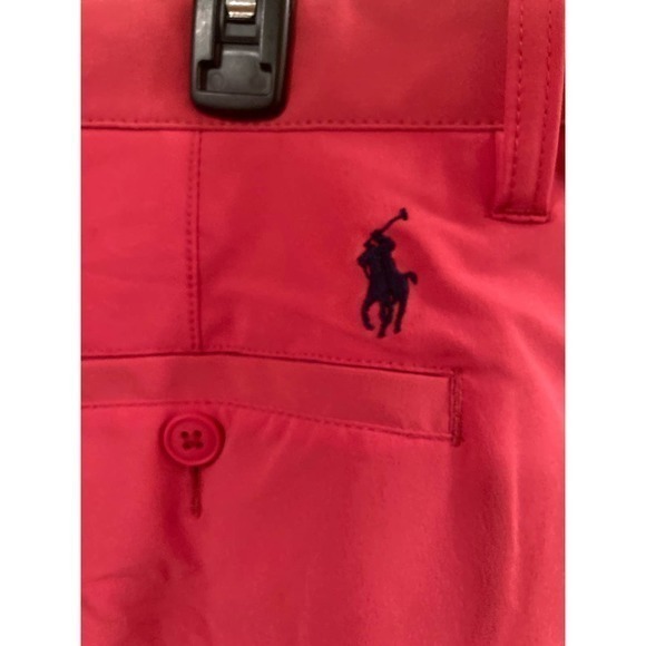 Polo Ralph Lauren Shorts Pink Performance Golf Size 38 NEW Stretch - Picture 4 of 9